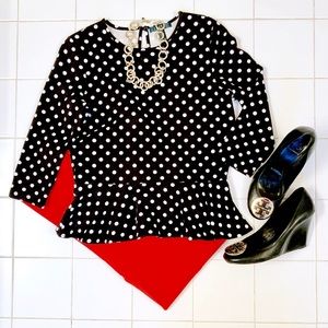 Ralph Lauren Peplum Blouse